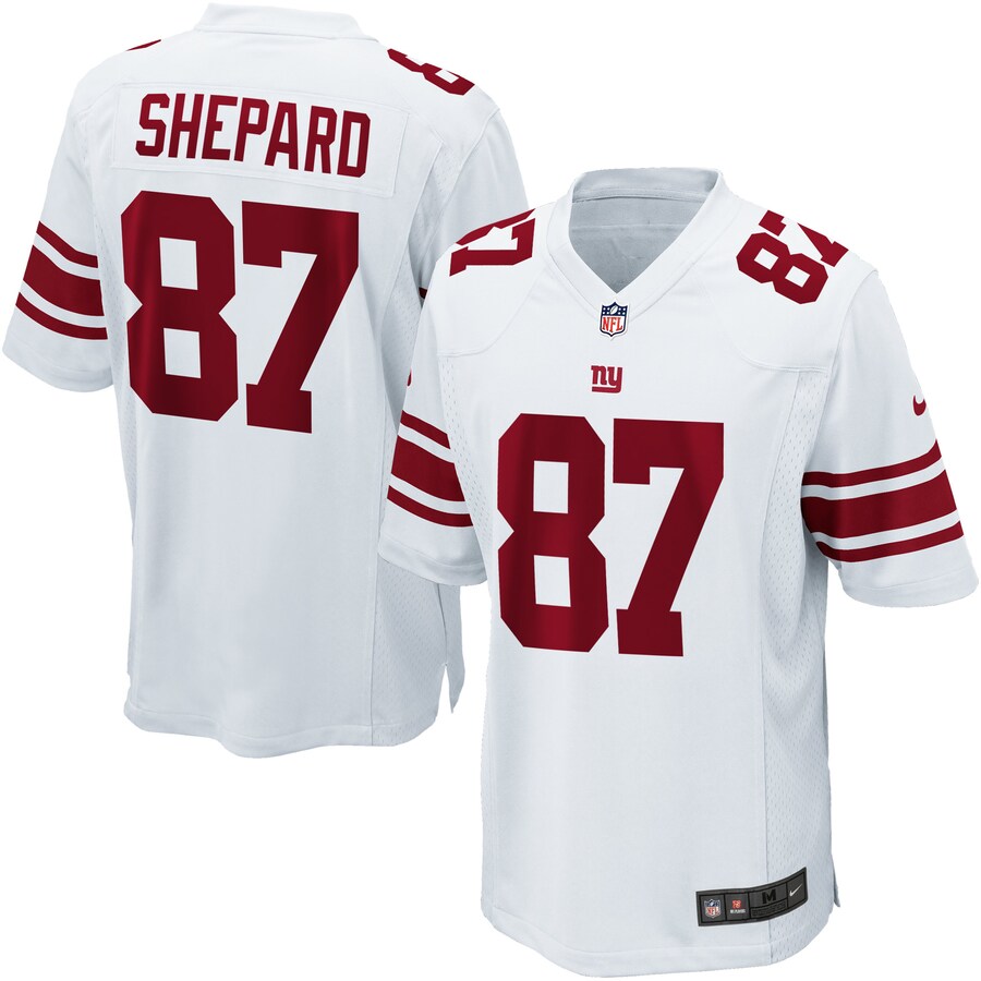 Men's New York Giants Sterling Shepard Nike White Game Jersey - ujerseystore