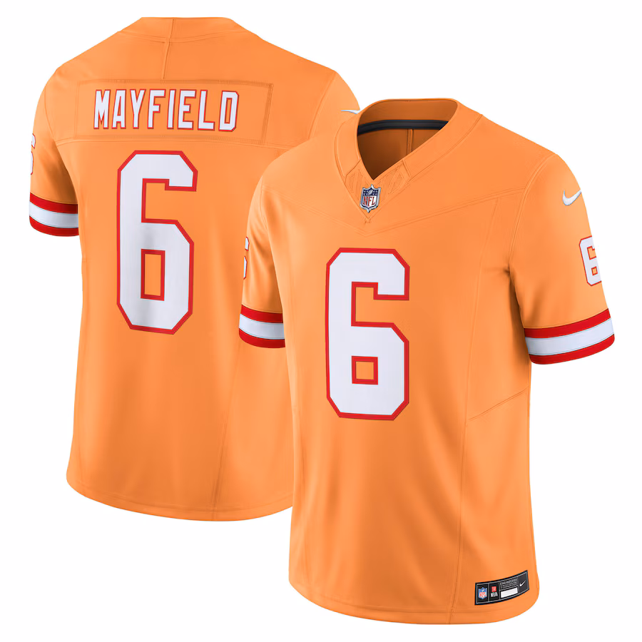Men's Tampa Bay Buccaneers Baker Mayfield Nike Orange 2nd Alternate Vapor F.U.S.E. Limited Jersey - ujerseystore