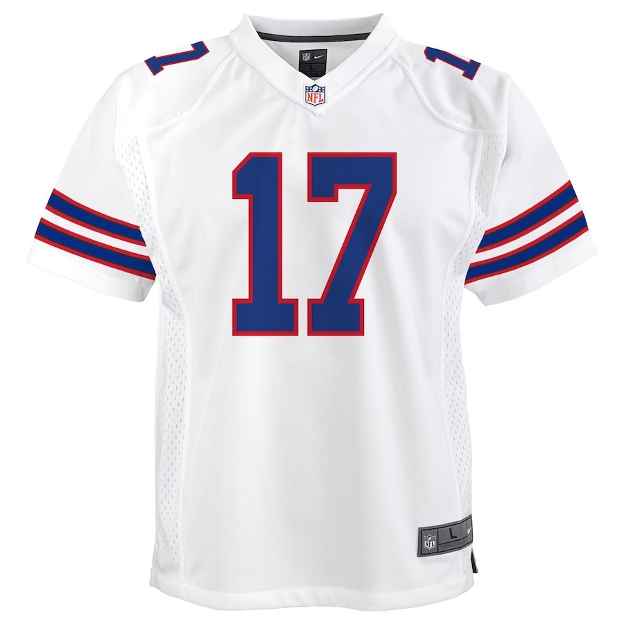 Youth Buffalo Bills Josh Allen Nike White Game Jersey - ujerseystore