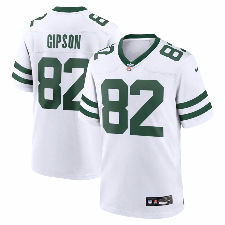Men's New York Jets Xavier Gipson Nike White Alternate Game Jersey - ujerseystore
