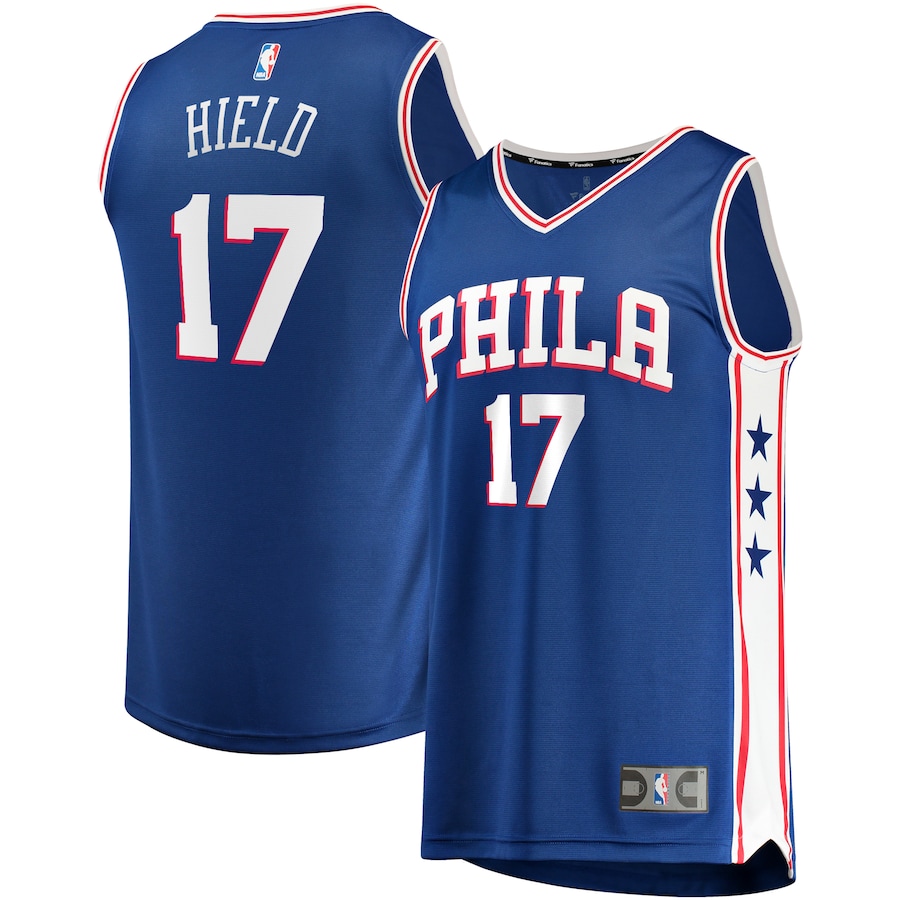 Men's Philadelphia 76ers Buddy Hield Fanatics Royal Fast Break Player Jersey - Icon Edition - ujerseystore