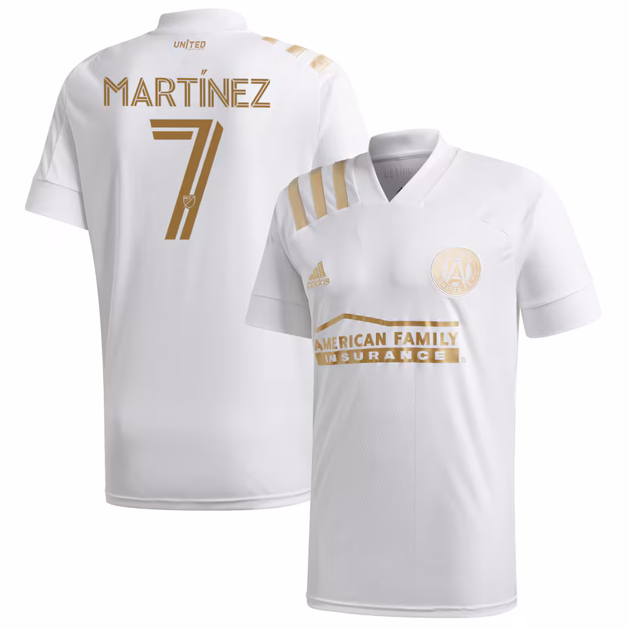 Men's Atlanta United FC Josef Martínez adidas White 2020 Kings Replica Jersey - ujerseystore