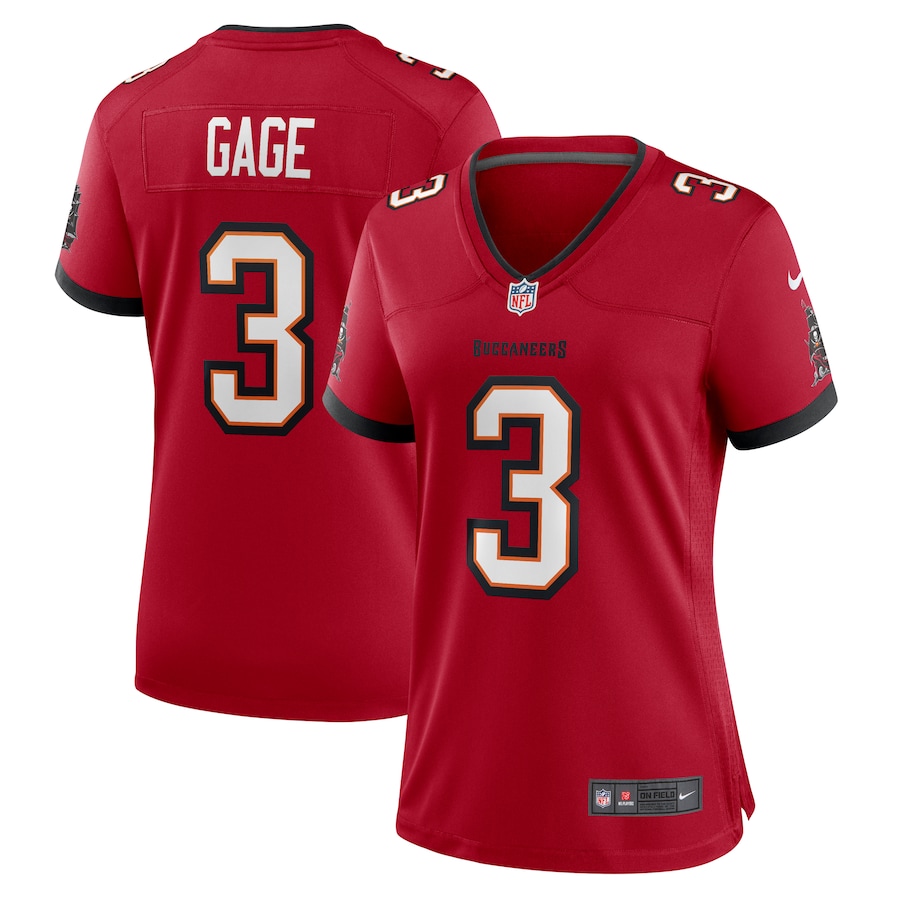 Women's Tampa Bay Buccaneers Russell Gage Nike  Red  Game Jersey - ujerseystore