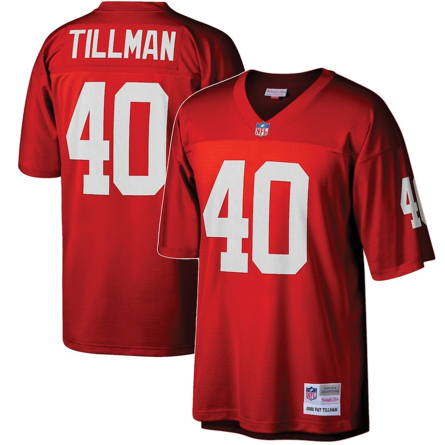 Youth Arizona Cardinals Pat Tillman Mitchell & Ness Cardinal 1990 Legacy Retired Player Jersey - ujerseystore