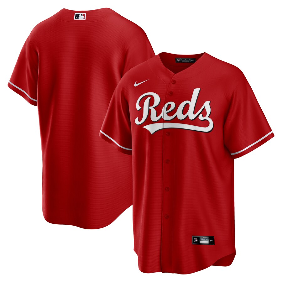 Men's Cincinnati Reds  Nike Red Big & Tall Alternate Replica Team Jersey - ujerseystore