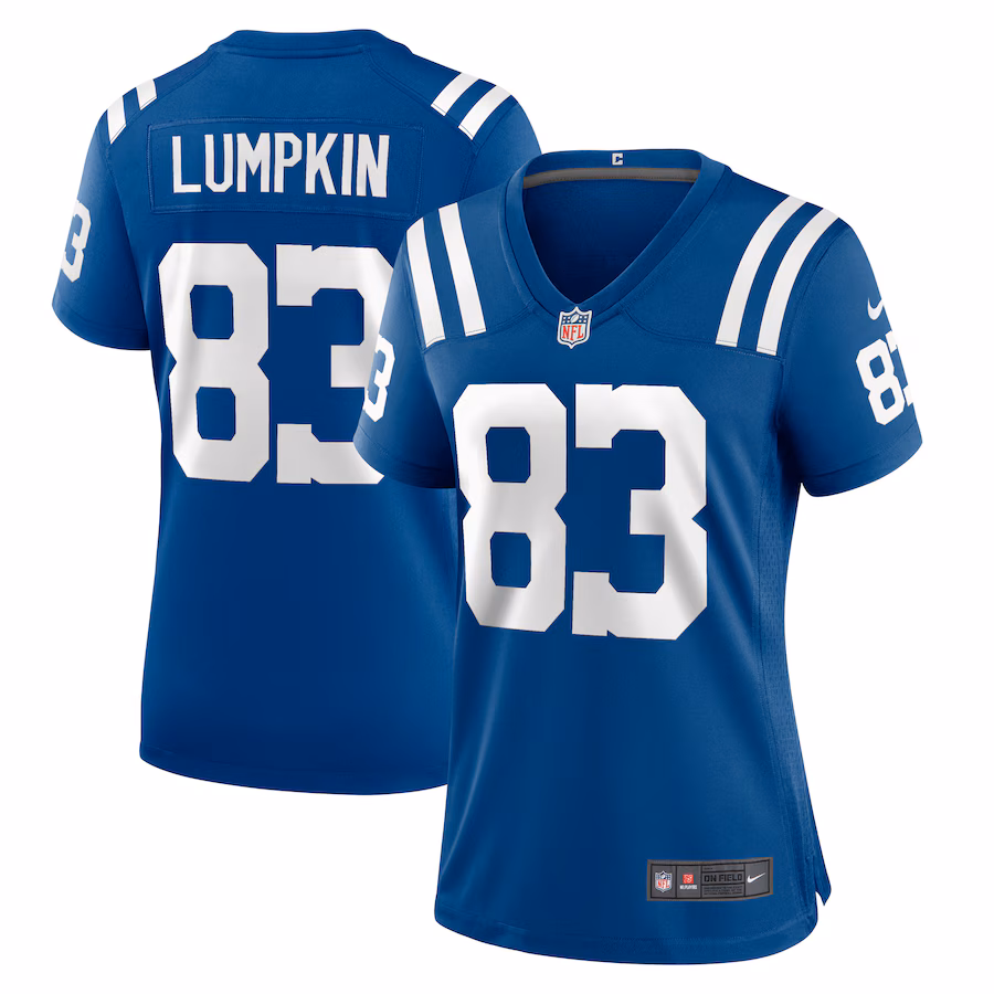 Women's Indianapolis Colts Johnny Lumpkin Nike  Royal Team Game Jersey - ujerseystore