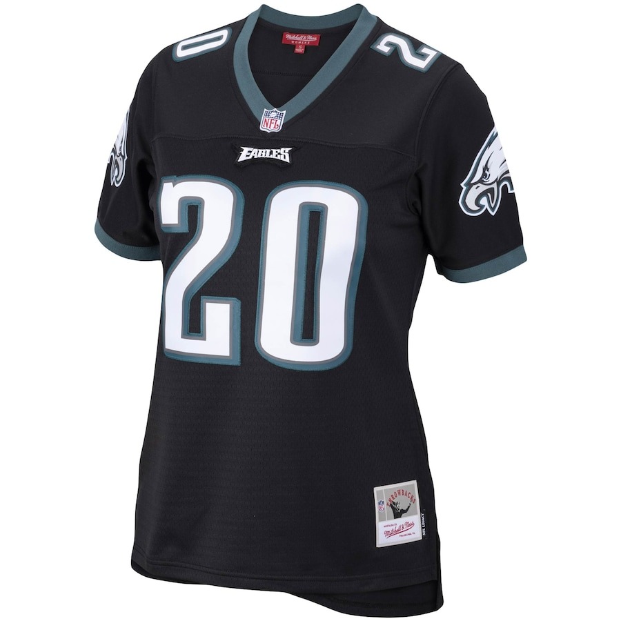 Women's Philadelphia Eagles Brian Dawkins Mitchell & Ness Black Legacy Replica Team Jersey - ujerseystore