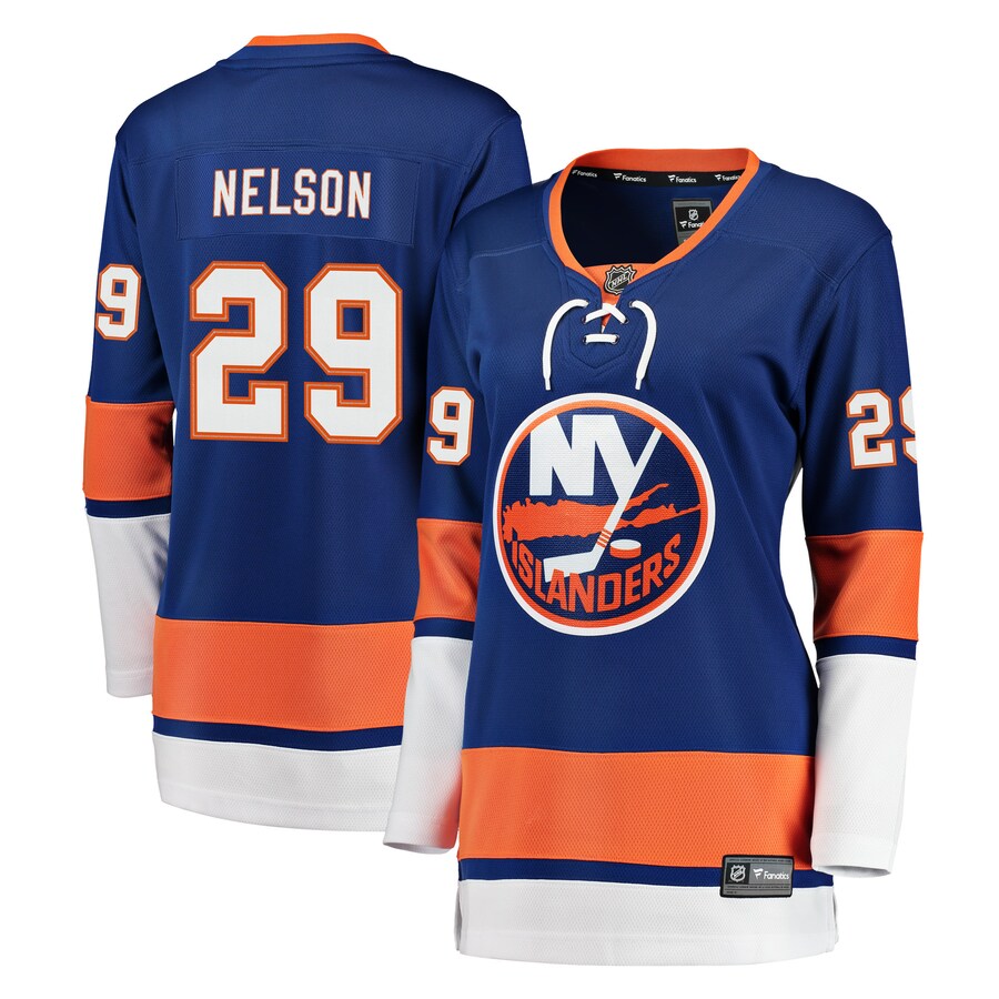 Women's New York Islanders Brock Nelson Fanatics Branded Royal Breakaway Player Jersey - ujerseystore