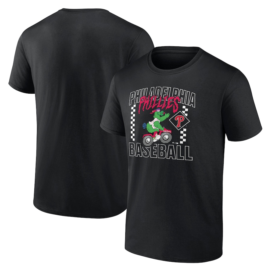 Men's Philadelphia Phillies Black MX T-Shirt - ujerseystore