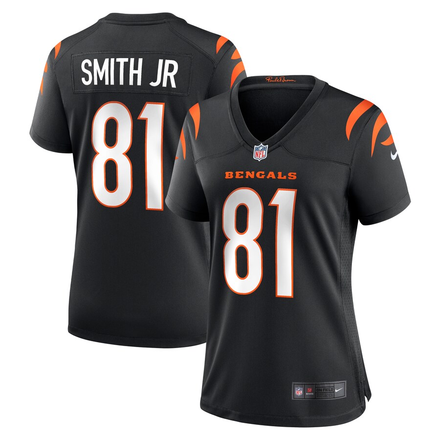 Women's Cincinnati Bengals Irv Smith Jr. Nike Black Game Jersey - ujerseystore