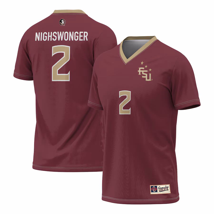 Unisex GameDay Greats Jenna Nighswonger Garnet Florida State Seminoles Women's Soccer Fashion Jersey - ujerseystore