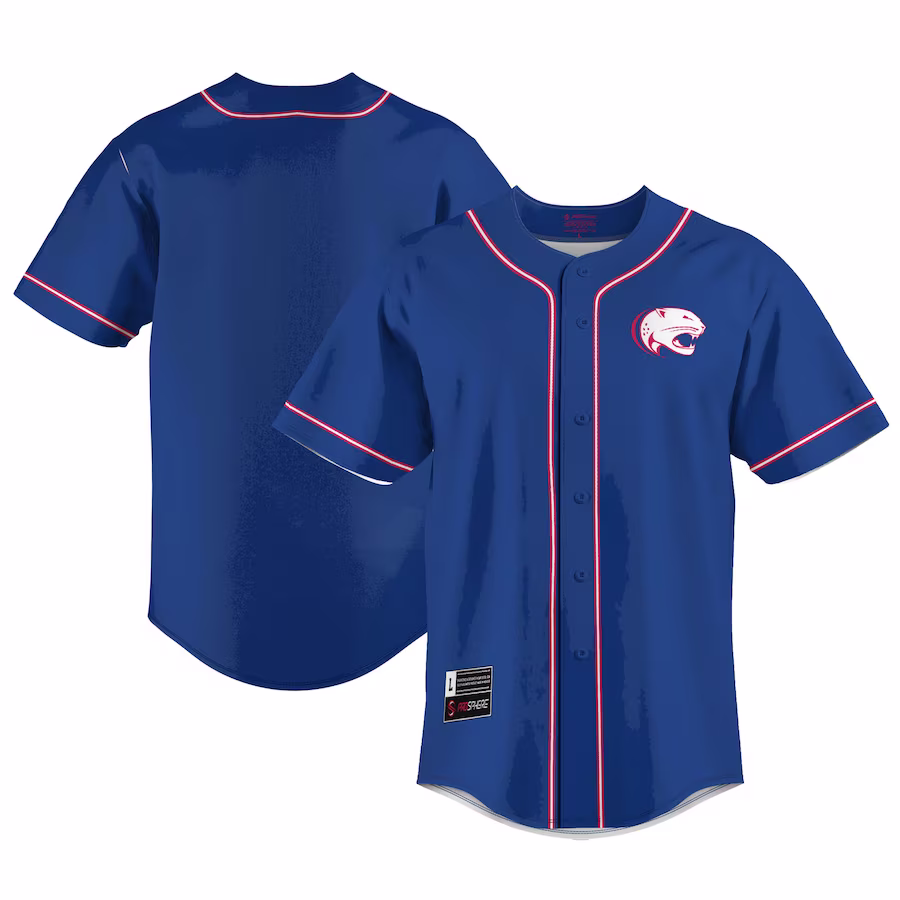 South Alabama Jaguars GameDay Greats Lightweight Baseball Jersey - Blue - ujerseystore