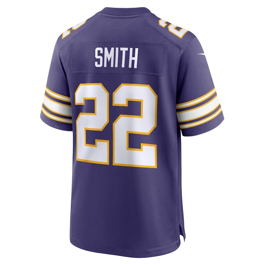 Men's Minnesota Vikings Harrison Smith Nike Purple Classic Player Game Jersey - ujerseystore