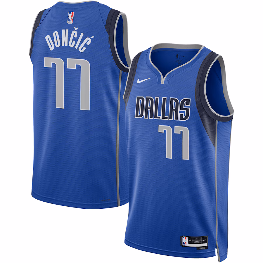 Unisex Dallas Mavericks Luka Dončić Nike Blue Swingman Jersey - Icon Edition - ujerseystore