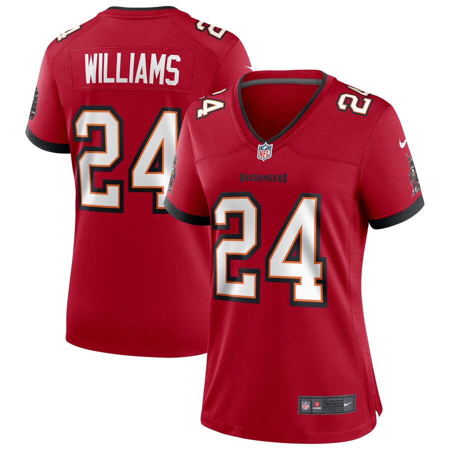 Women's Tampa Bay Buccaneers Cadillac Williams Nike Red Game Retired Player Jersey - ujerseystore