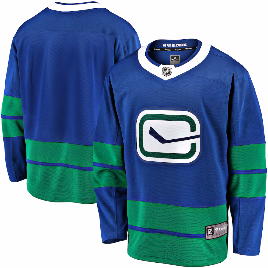 Men's Vancouver Canucks Fanatics Alternate Premier Breakaway Jersey - ujerseystore