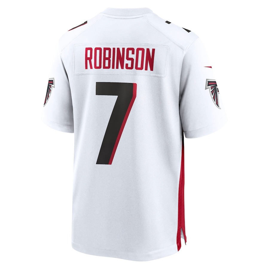 Men's Atlanta Falcons Bijan Robinson Nike White 2023 NFL Draft First Round Pick Game Jersey - ujerseystore