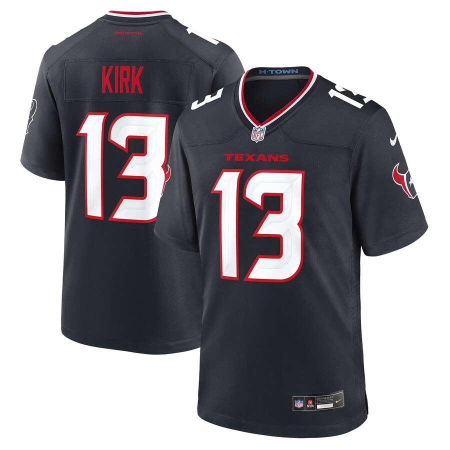Men's Houston Texans Christian Kirk Nike Navy Team Game Jersey - ujerseystore