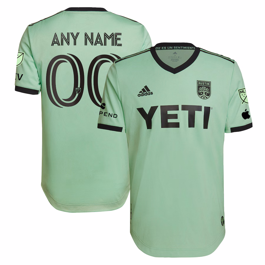 Men's Austin FC  adidas Mint 2023 The Sentimiento Kit Authentic Custom Jersey - ujerseystore