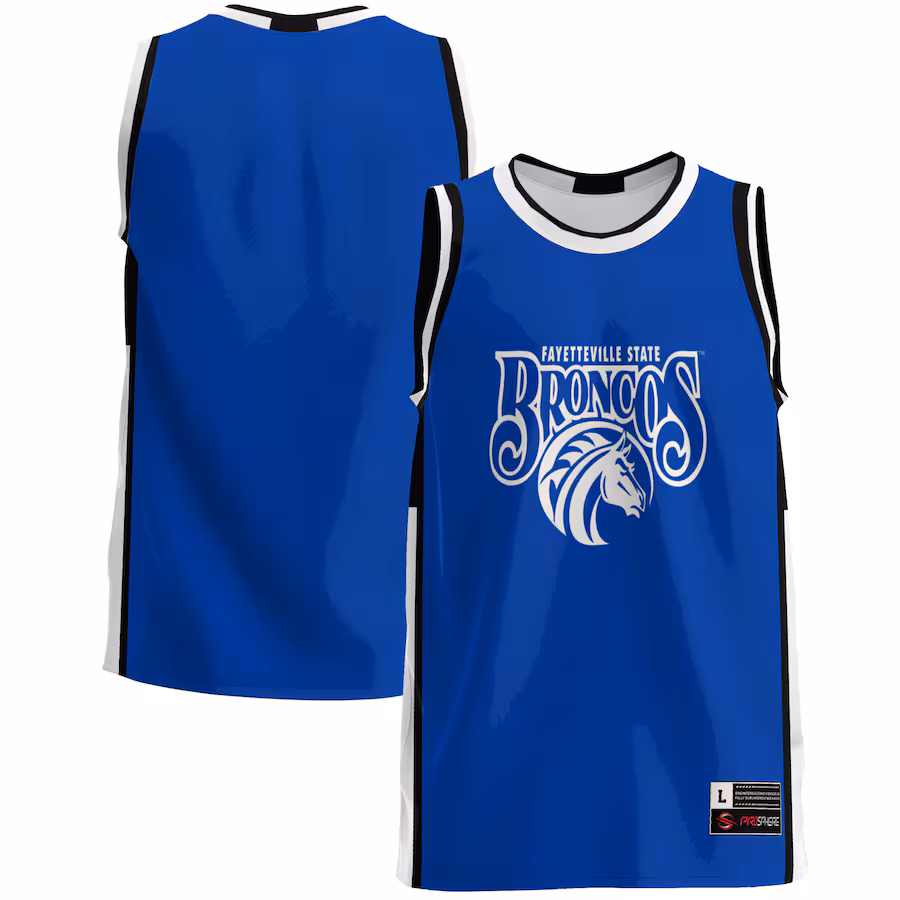Men's GameDay Greats  Blue Fayetteville State Broncos  Lightweight Basketball Jersey - ujerseystore