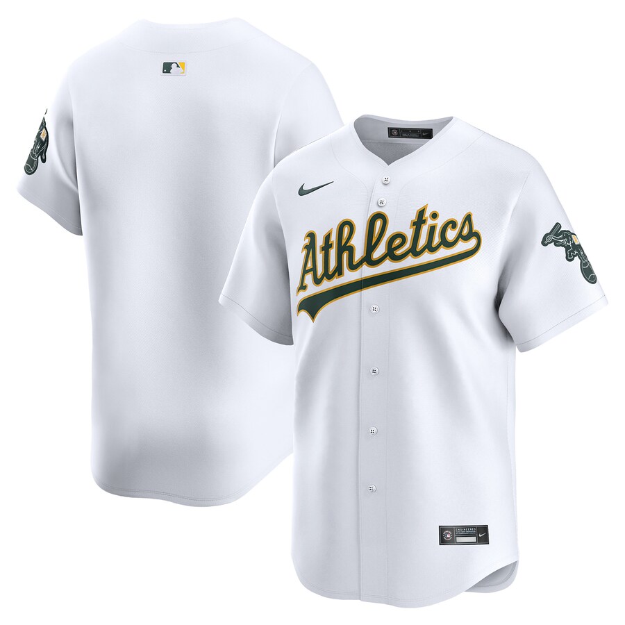 Men's Athletics Nike White Home Limited Jersey - ujerseystore