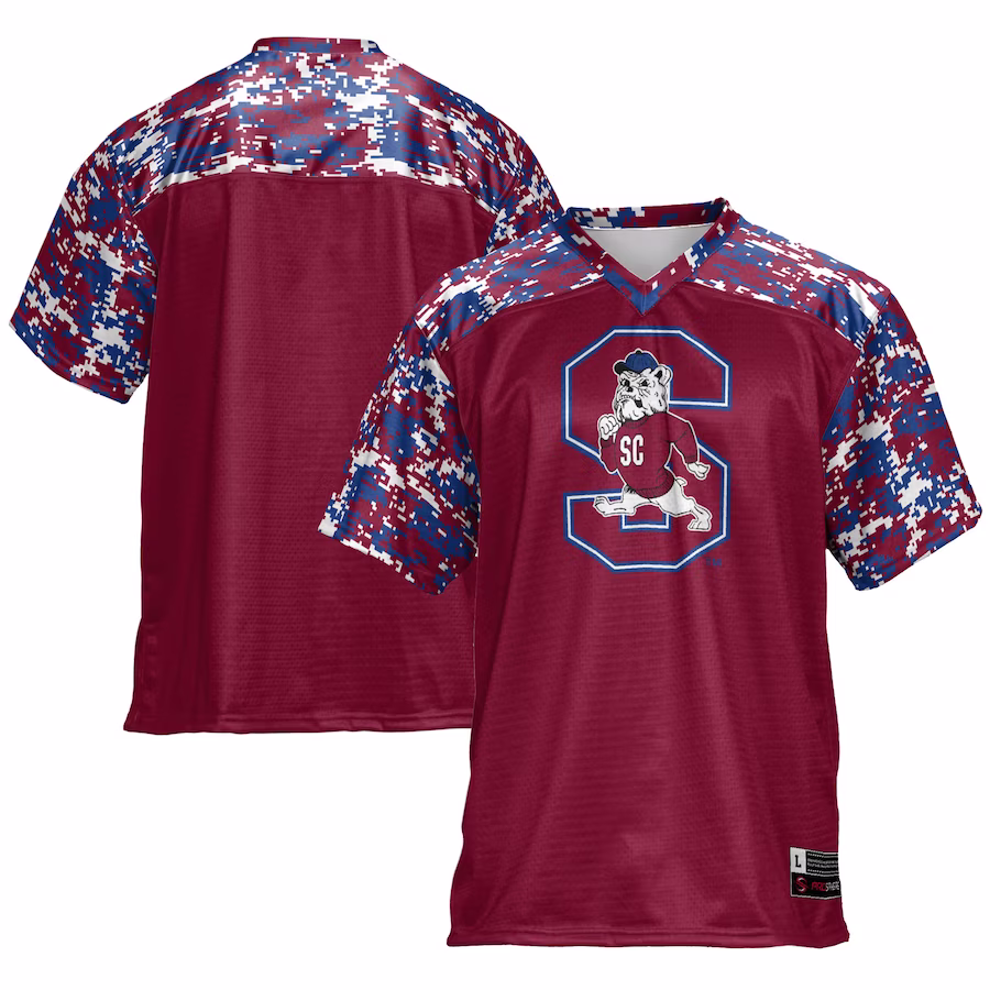 South Carolina State Bulldogs GameDay Greats Football Jersey - Blue - ujerseystore
