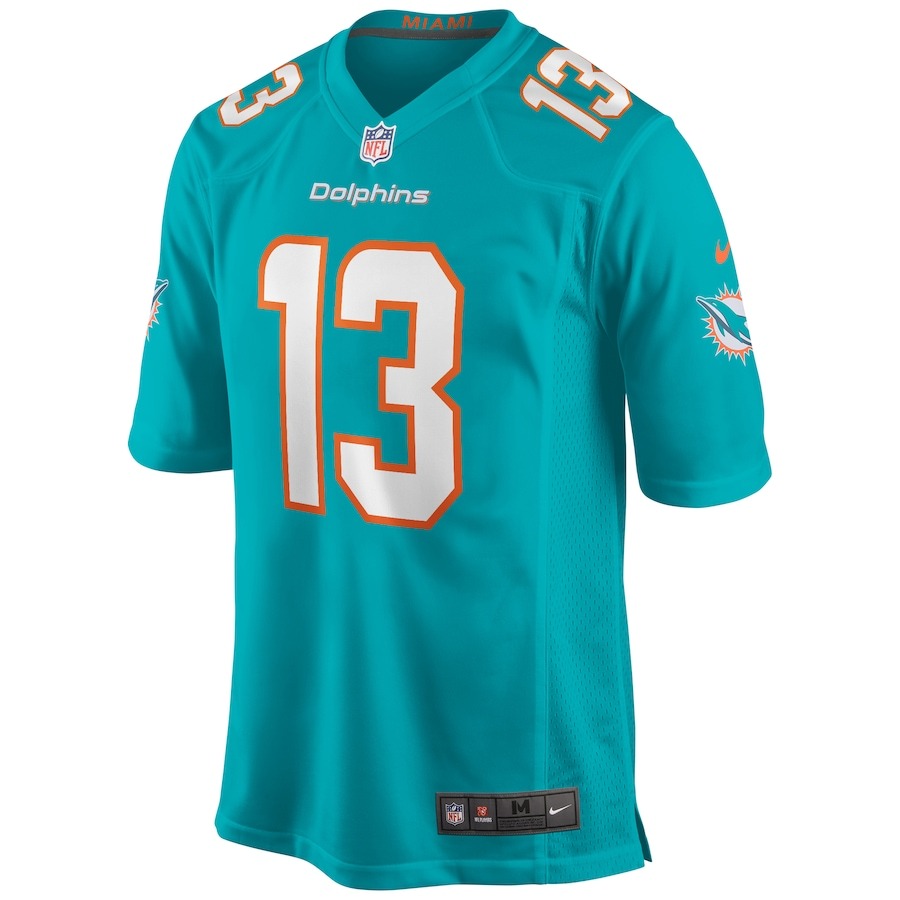 Men's Miami Dolphins Dan Marino Nike Aqua Game Retired Player Jersey - ujerseystore