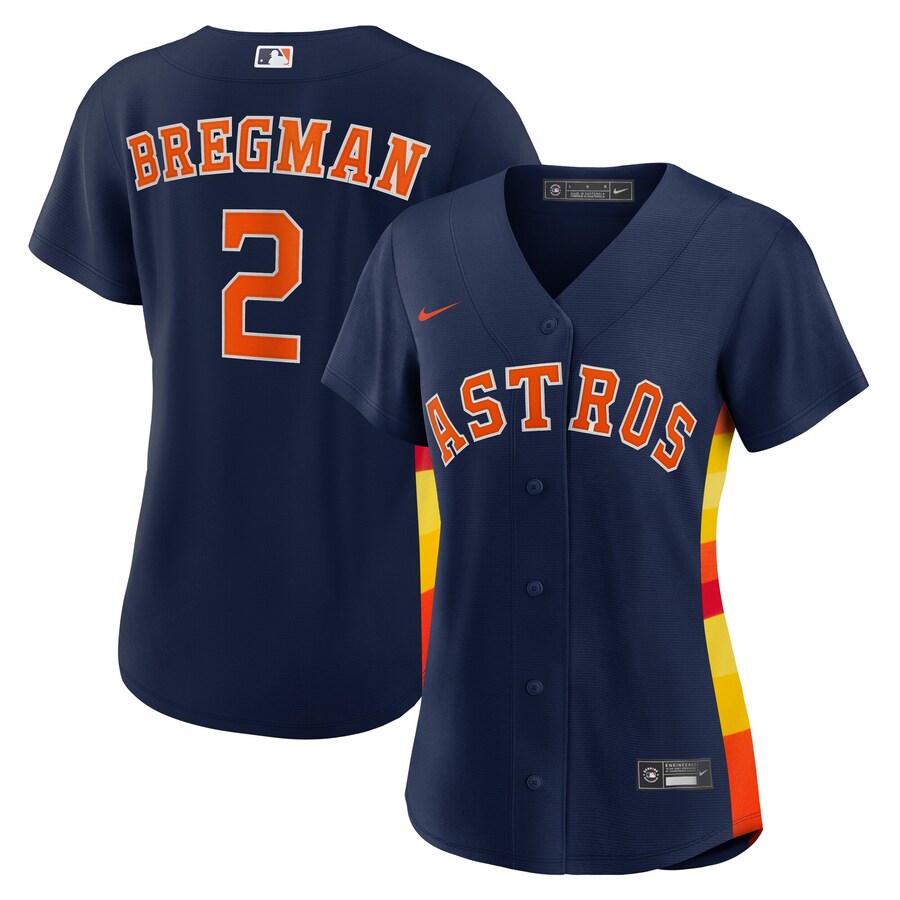 Women's Houston Astros Nike Navy Alternate Replica Player Jersey - ujerseystore