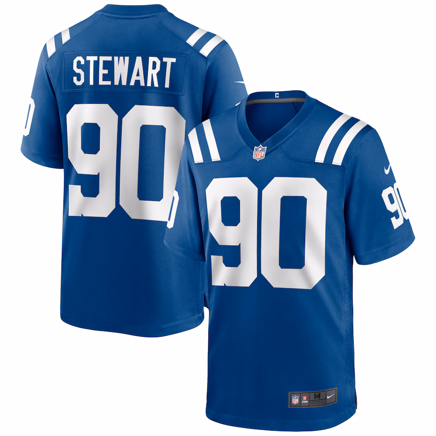 Men's Indianapolis Colts Grover Stewart Nike Royal Game Jersey - ujerseystore