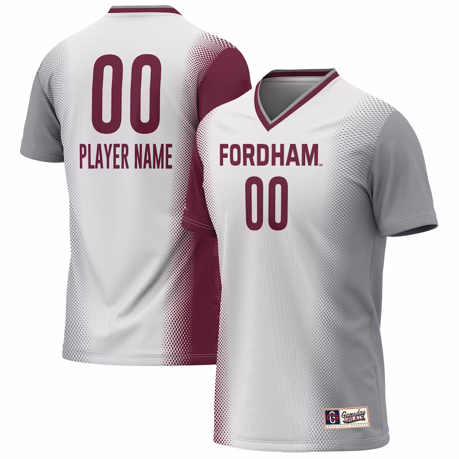 Fordham Rams GameDay Greats Unisex Pick-A-Player NIL Lightweight Soccer Jersey - White - ujerseystore