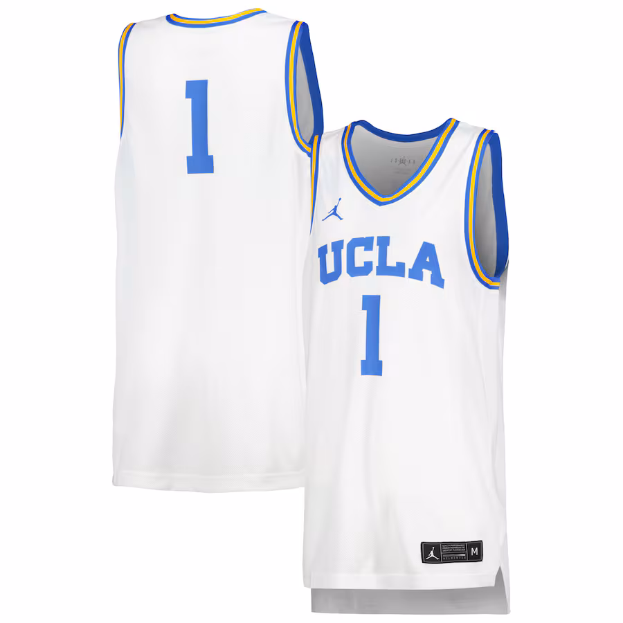 Unisex Jordan Brand #1 White UCLA Bruins Women's Basketball Replica Jersey - ujerseystore