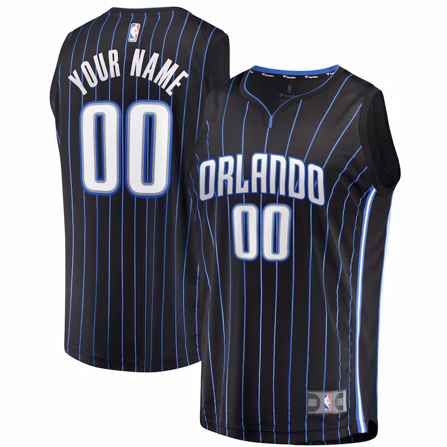Youth Orlando Magic Fanatics Black Fast Break Replica Custom Jersey - Icon Edition - ujerseystore