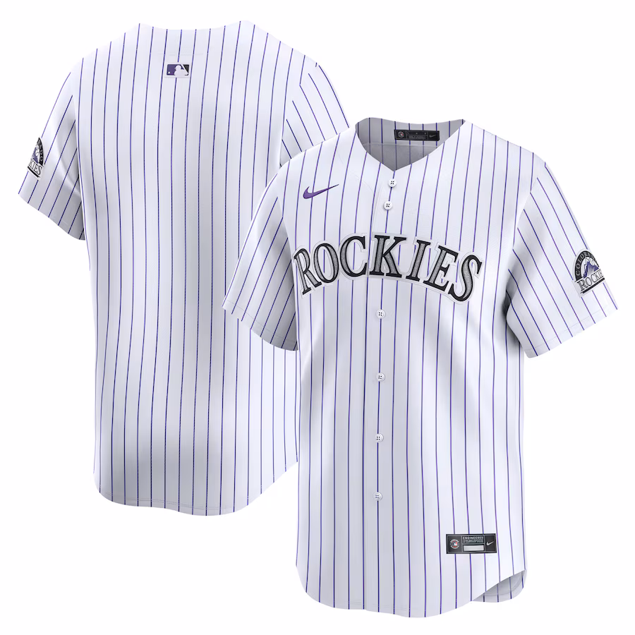 Youth Colorado Rockies Nike White Home Limited Jersey - ujerseystore