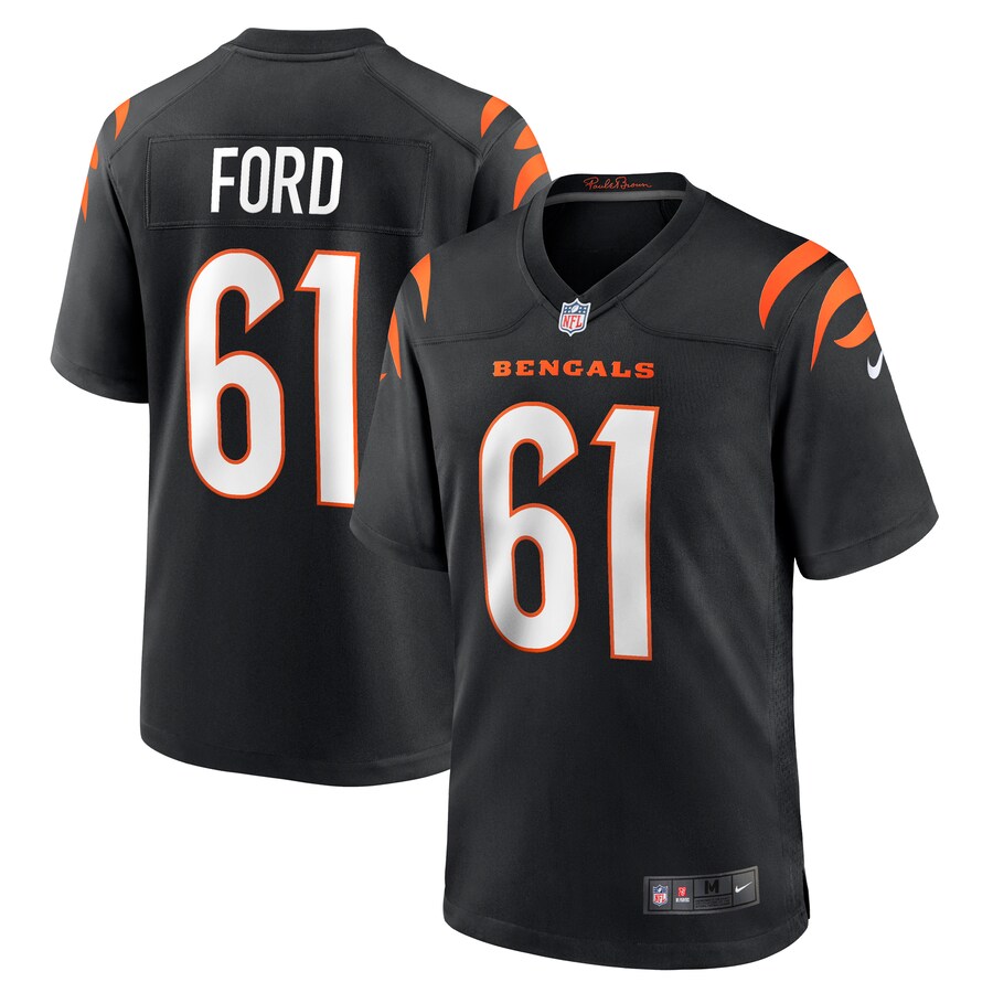 Men's Cincinnati Bengals Cody Ford Nike Black Game Jersey - ujerseystore