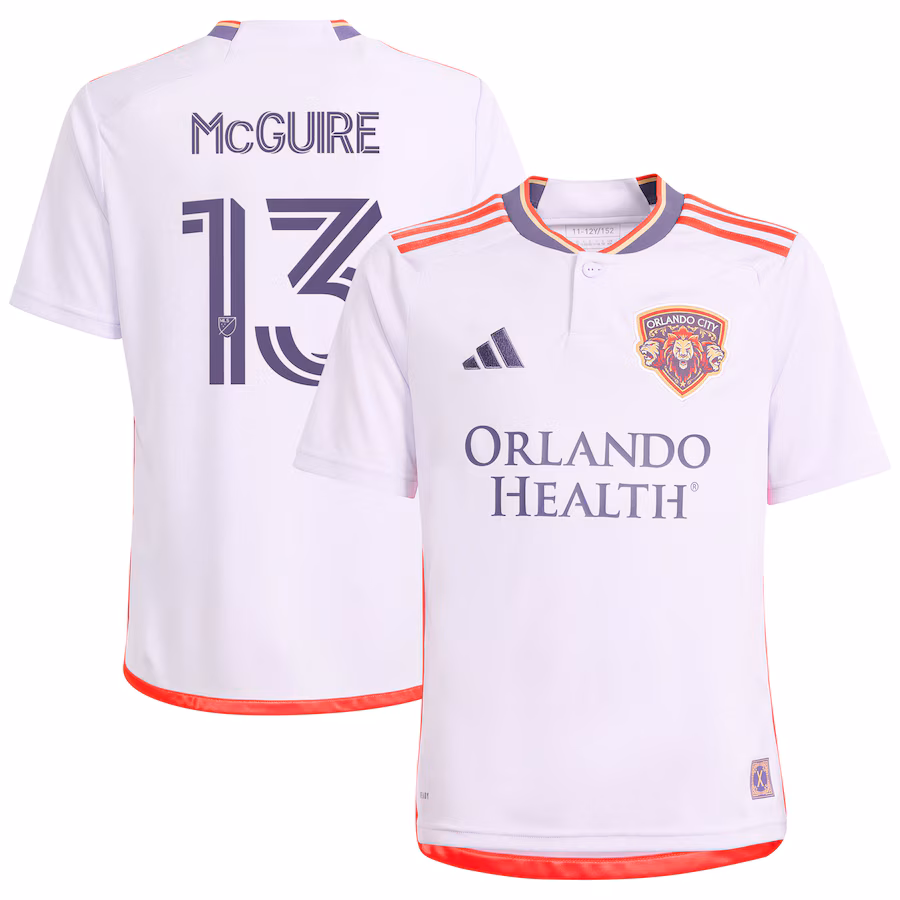 Youth Orlando City SC Duncan McGuire adidas Purple 2024 Legacy Kit Replica Player Jersey - ujerseystore