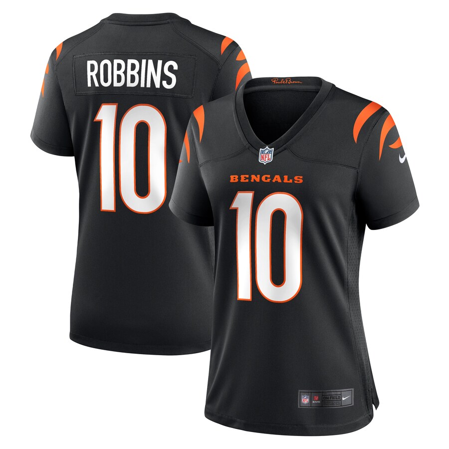 Women's Cincinnati Bengals Brad Robbins Nike  Black Team Game Jersey - ujerseystore
