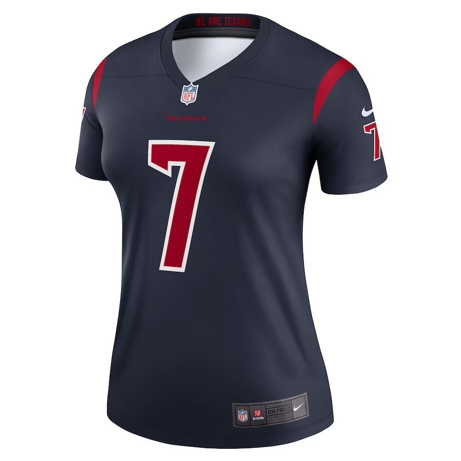 Women's Houston Texans C.J. Stroud Nike Navy  Legend Jersey - ujerseystore