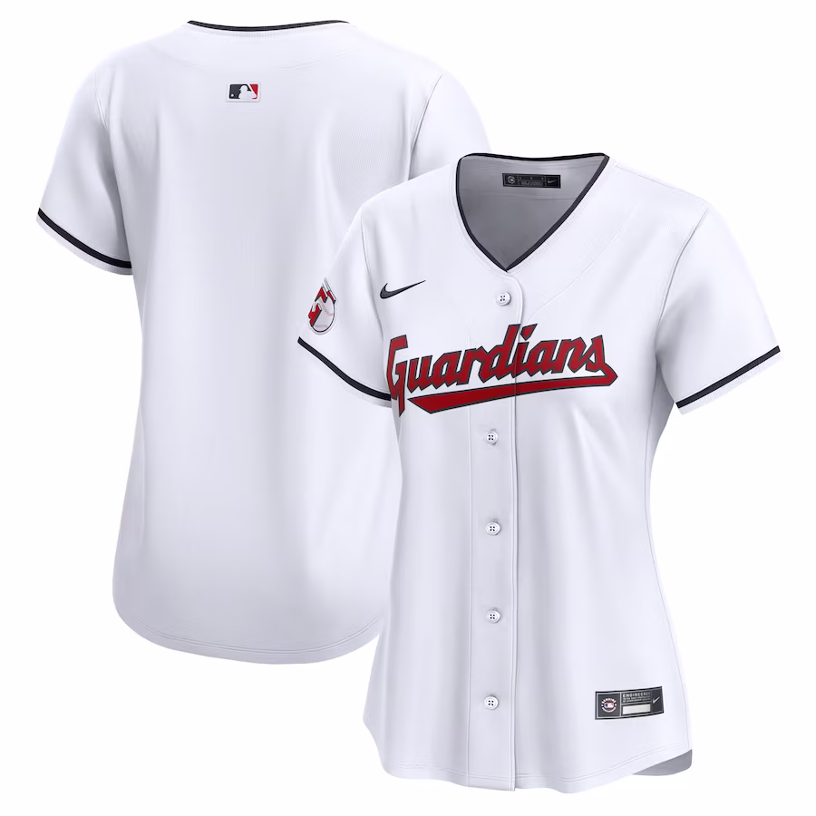 Women's Cleveland Guardians Nike White Home Limited Jersey - ujerseystore