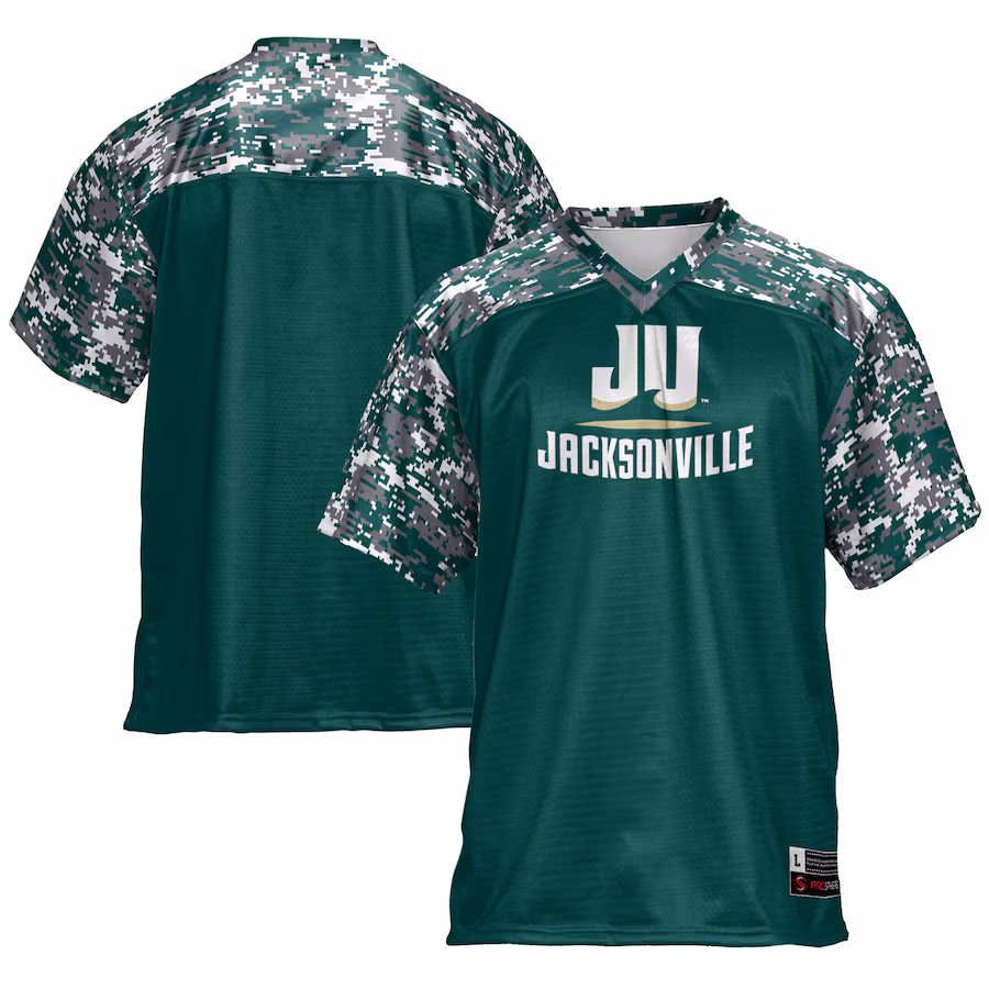 Men's GameDay Greats Green JU Dolphins Football Jersey - ujerseystore
