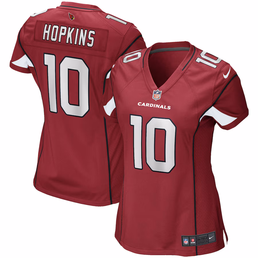 Women's Arizona Cardinals DeAndre Hopkins Nike Cardinal Game Player Jersey - ujerseystore