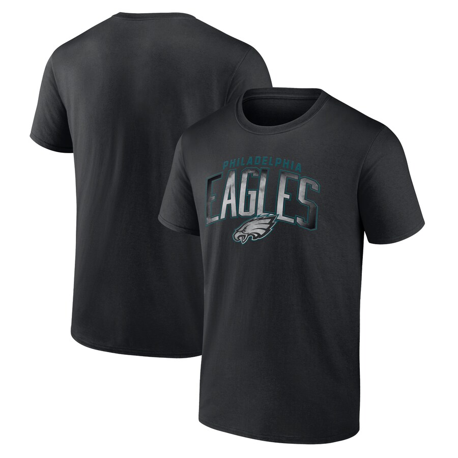Men's Philadelphia Eagles Black Smoke Arch T-Shirt - ujerseystore