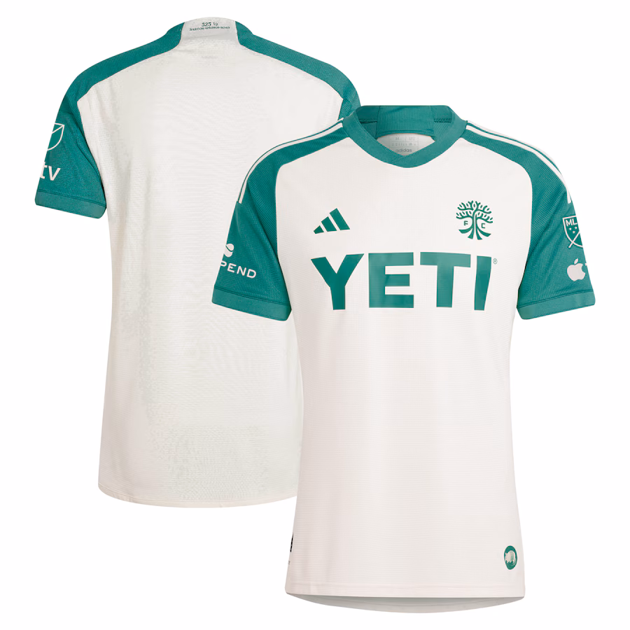 Men's Austin FC  adidas Tan 2024 The Armadillo Kit Authentic Jersey - ujerseystore