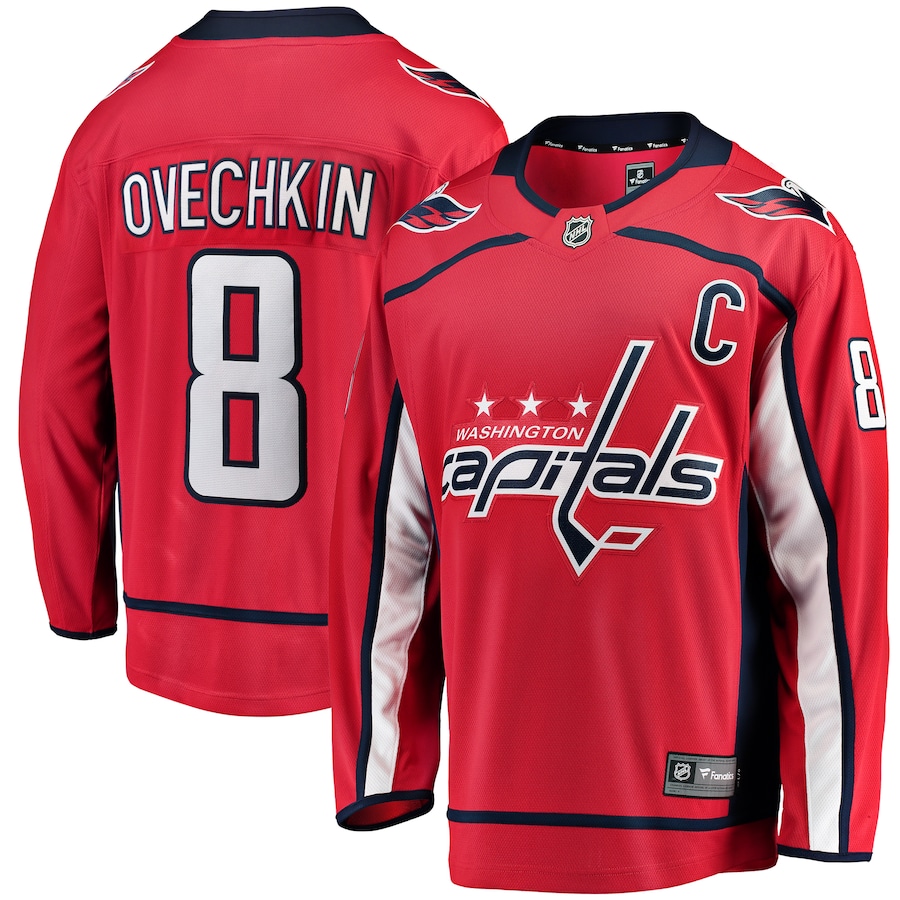 Men's Washington Capitals Alexander Ovechkin Fanatics Branded Red Breakaway Player Jersey - ujerseystore