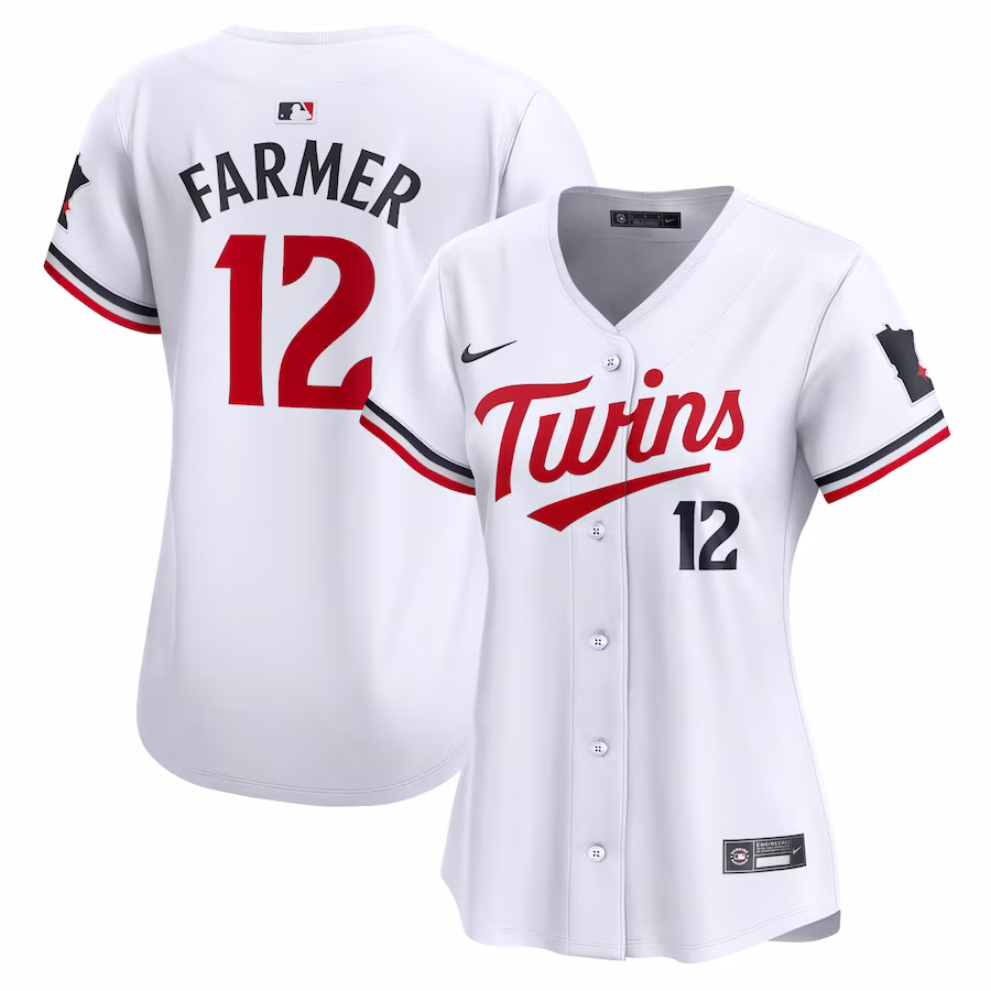 Women's Minnesota Twins Kyle Farmer Nike White Home Limited Player Jersey - ujerseystore