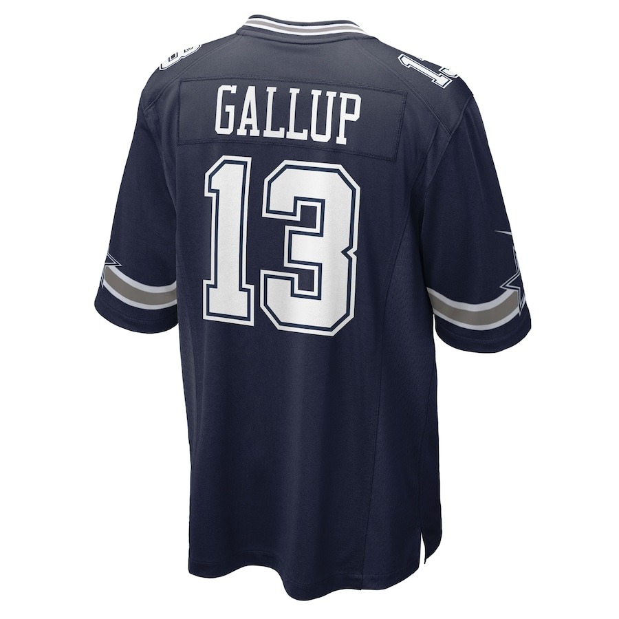 Men's Dallas Cowboys Michael Gallup Nike Navy  Game Jersey - ujerseystore