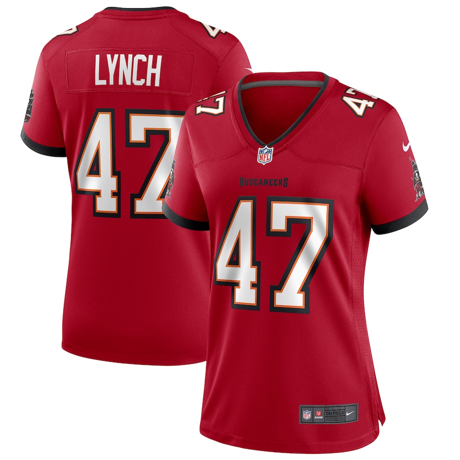 Women's Tampa Bay Buccaneers John Lynch Nike Red Game Retired Player Jersey - ujerseystore