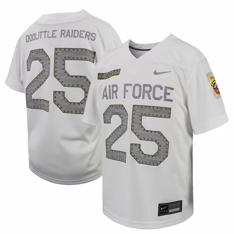 Youth Nike # White Air Force Falcons Football Game Jersey - ujerseystore
