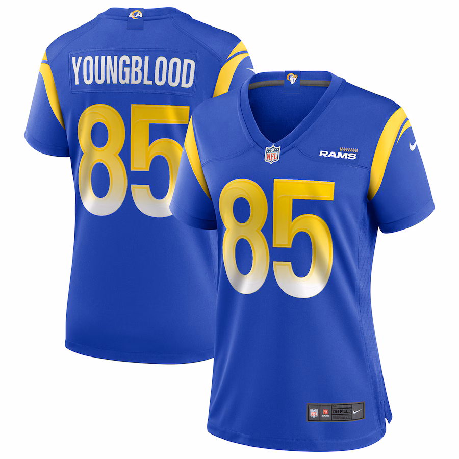 Women's Los Angeles Rams Jack Youngblood Nike Royal Game Retired Player Jersey - ujerseystore
