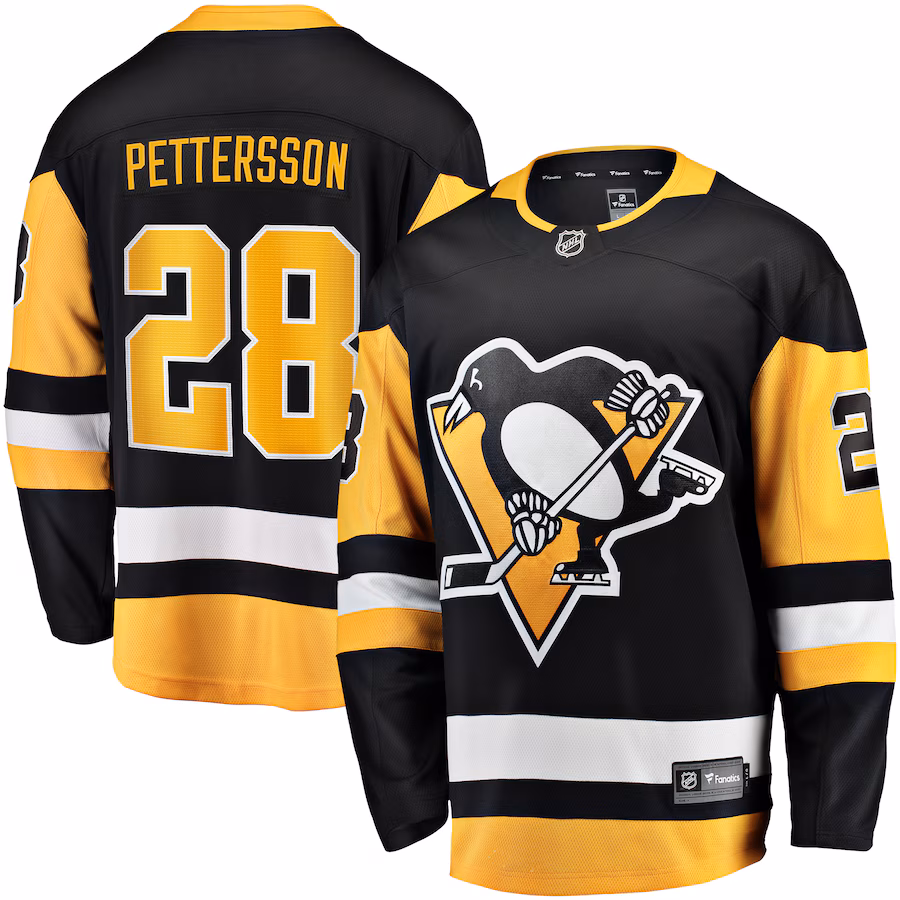 Marcus Pettersson Pittsburgh Penguins Fanatics Home Breakaway Player Jersey - Black - ujerseystore