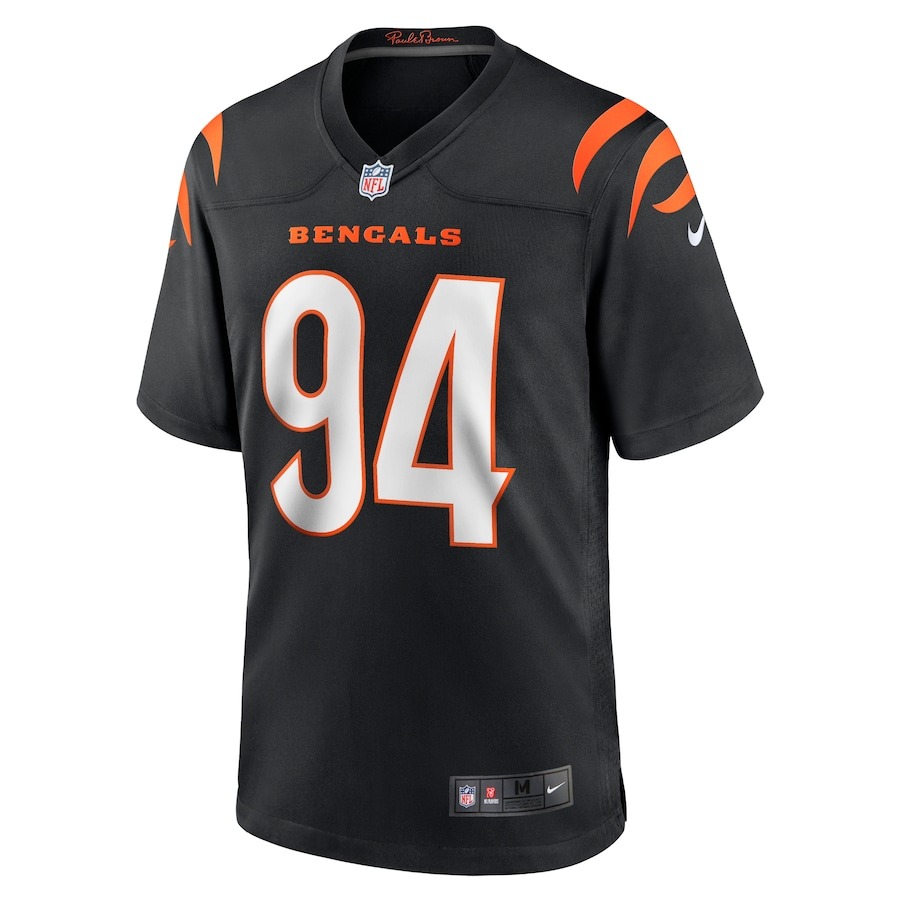 Men's Cincinnati Bengals Sam Hubbard Nike Black Player Game Jersey - ujerseystore